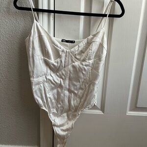 Zara White Bodysuit